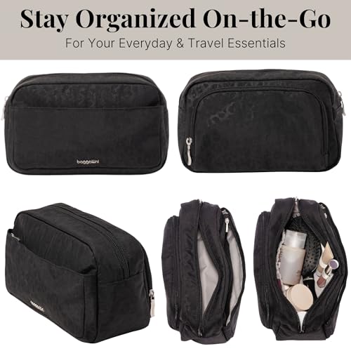 Pocket Cosmetic with Brush Organization - Lightweight 9.4¡±x5.5¡±x3.5¡± Makeup Bag - Travel Essentials Makeup Organizer