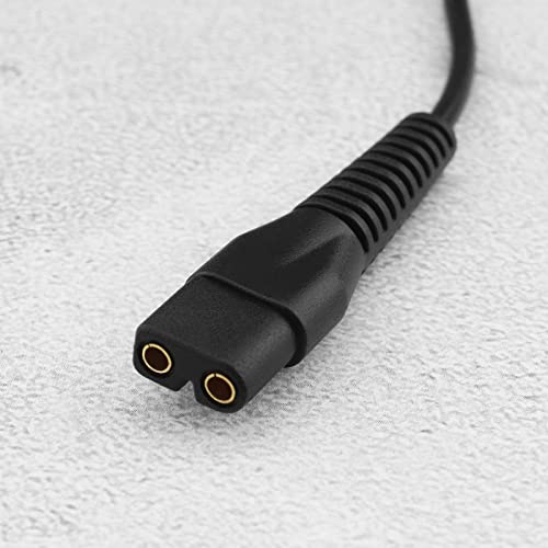 The Lord of the Tools 2PCS USB Shaver Charger Cable Compatible with Wahl Colour Pro 9649 Cordless Clippers Replacement 3.5V USB Power Cord Black 1.8m