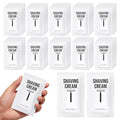 Shaving Cream Bulk, 12ml/0.42fl Oz Travel Shaving Cream, Individually Packaged, Suitable For Travel, Hotels, Home, Camping, Charities, Homeless People (300-PACK)
