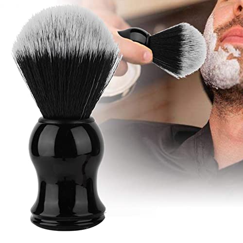 Men Shaving Brush, Soft Barber Face Cleaning Makeup Hairbrush Neck Duster Shave Cream Soap Brush with Wood Handle for Professional Salon and Home (#2)