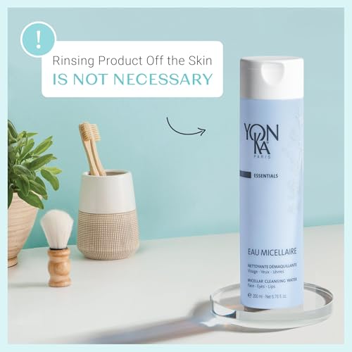 Yon-Ka Eau Micellaire Micellar Water and Cleansing Makeup Remover Gentle Face Wash with to Remove Impurities Hydrate Paraben-Free