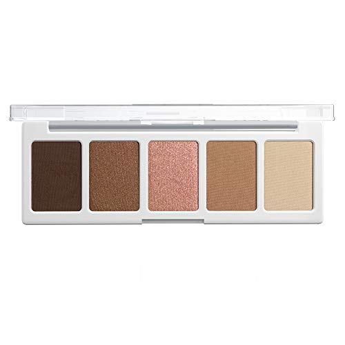 wet n wild Color Icon Eyeshadow Makeup 5 Pan Palette, Matte, Shimmer, Metallic, Long Wearing, Rich Buttery Pigment, Cruelty Free - Walking On Eggshells (Pack of 2)