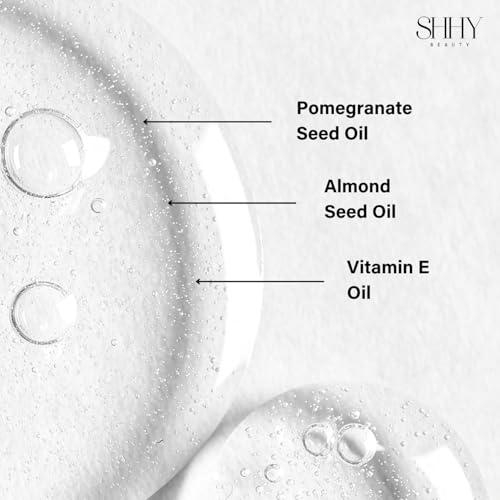 Shyy Beauty SHHH Vitamin E Lip Oil, Hydrating Clear Lip Oil Gloss for Women, Dry, and Damaged Lips Glow with Vitamin E, Non-sticky Nourishing Lip Oil