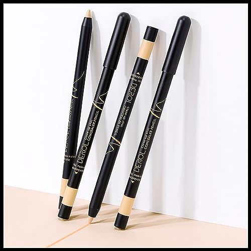 MIELIKKI Multi-Use Highlighter & Concealer Stick, Waterproof Under Eye Concealer for Dark Circles, Blemishes, Aging Spots, Acne and Freckles, PORCELAIN