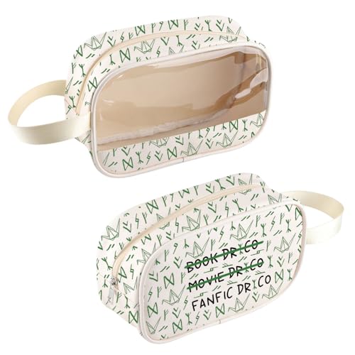 LEVLO Funny Redbone Coonhound Lovers Gifts The Anatomy of A Redbone Coonhound Clever Minds Cosmetic Bags Veterinary Mom Travel Toiletry Bags(Redbone Coonhound)