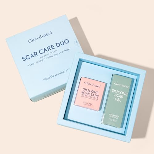 Silicone Scar Tape & Gel Kit for Keloids, Surgery & C Section Scars, Medical Grade Scar Treatment Duo for Hypertrophic, Burn & Injury Scars, Post Surgery Scar Care Set