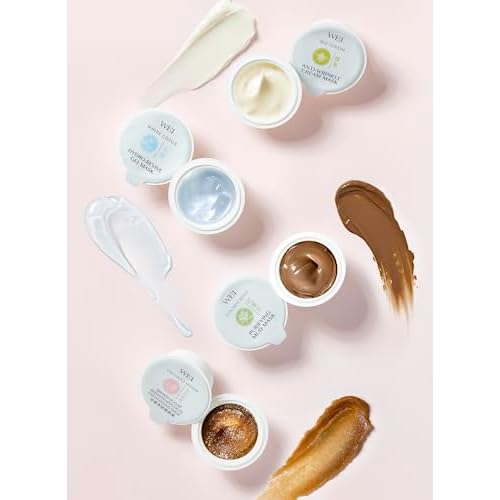 Two-in-One Purifying and Glow Mask Collection | 4 golden root mask pods, 4 brown sugar pods