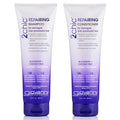 GIOVANNI 2chic Ultra-Repairing Shampoo & Conditioner Set - Bond Repair for Over-Processed Hair, Helps Restore Natural Elasticity, Blackberry & Coconut Oil, Shea Butter, Color Safe - 8.5 oz Each