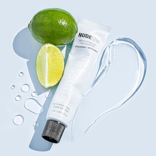 Nudestix 3-Step Citrus Renew Set for Sensitive Skin ? Travel-Size Cleanser, Exfoliator & Moisturizer Kit | Gentle, Vegan Skincare Routine with Vitamin C & Fruit Enzymes