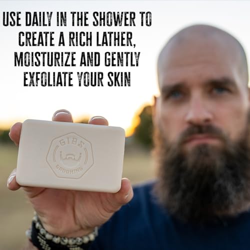 GIBS 7oz Bar Soaps, Long Lasting, Cleansing & Moisturizing