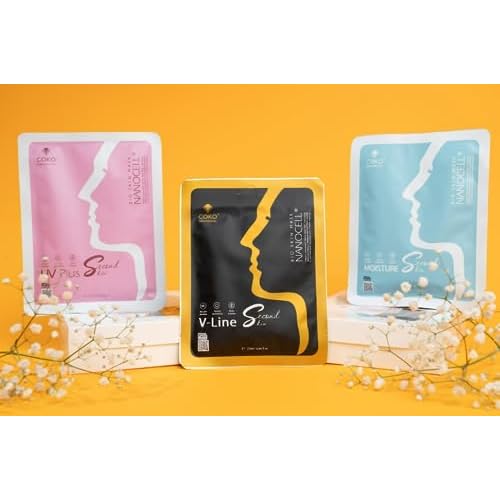 Yose Bio Mask Vegan Coconut Water Mask Sheet Hydration and Moisture Skin Rejuvenation Revitalization and Brightening Anti Aging Mat Na Sinh Hoc Yose Bio - (6 Packs/Box)