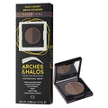 Arches & Halos Duo Luxury Brow Powder - Two-for-One Versatile Compact Powder - Get Full, Defined Brows - Vegan and Cruelty Free Makeup - Charcoal - 0.88 oz