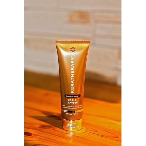 KERATHERAPY Keratin Infused KeratinFIXX 20-in-1 Leave-in, 4.2 fl. oz., 125 ml - Smoothing Leave in Conditioner Transforms Your Hair with 20 Benefits in 1 Easy Step - With Caviar Extract, & Argan Oil
