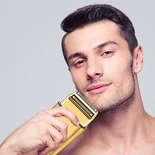 Replacment Foil and Cutter for Babyliss Pro MetalFX Double Foil Shavers Head£¬2 Count,Gold