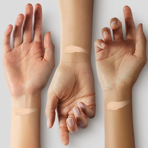 Almay Clear Complexion Acne Foundation Makeup with Salicylic Acid, Medium Coverage, Soft Matte Finish, Hypoallergenic, Cruelty- & Fragrance-Free, Dermatologist Tested, 200 Buff, 1 fl oz