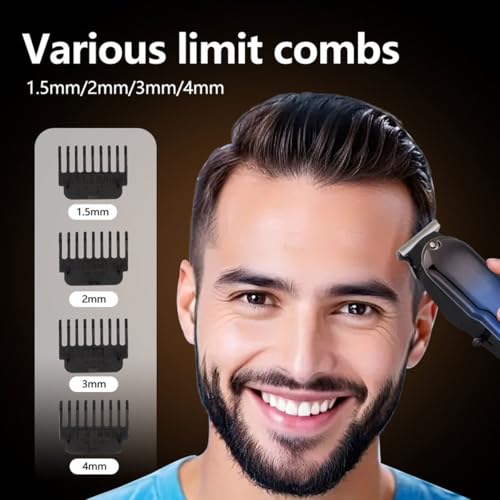 Electric Shaver for Men Electric Razor and Hair Clipper Trimmer for Men Rechargeable Shavers with Nose Trimmer Sideburns.