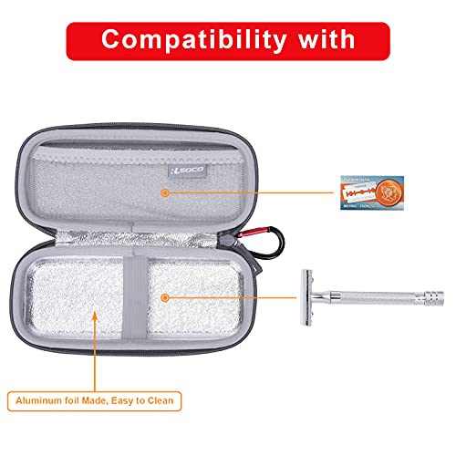 RLSOCO Case for Razors,Hard Case Compatible With Gillette Fusion5 & Proglide Shield Men's Razor (Bag Only)