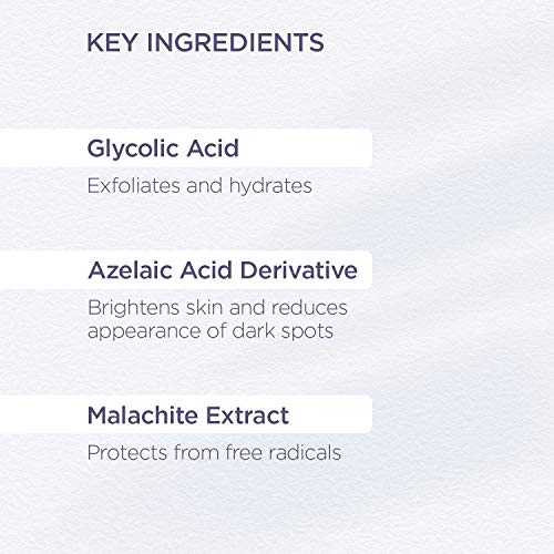 Glytone Enhance Brightening Solution | Brighten & Exfoliate with Glycolic Acid, Azelaic Acid Derivative, Niacinamide & Malachite Extract | Exfoliating Toner for Free Radical Defense | 6.7 fl oz.