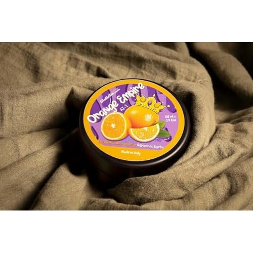 The Goodfellas' Smile, ORANGE EMPIRE (Orange & Citrus), Luxury Italian Shaving Soap, Formulated for Use with A Shaving Brush, Made in Italy