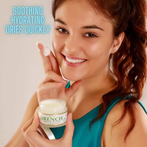 Script Essentials Suzy Cohen Drench Face Cream with Squalane & Aloe ? Lightweight, Fast-Absorbing, Fragrance-Free Face Cream 1.69 oz (50ml)