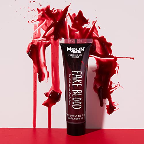 Pro FX Fake Blood - 0.50fl oz - SFX Make up for Halloween Vampire Zombie Theatre - Special Effects Make up Realistic Fake Blood Gel Spray Halloween Costume