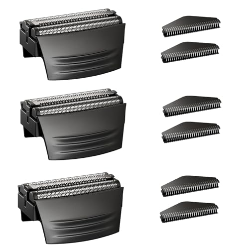 Shaver Replacment Heads,Shaver Replacment Foil Compatible with Remington Titanium-X Flex & Pivot Foil and Cutter F5800 & F7800 (3 Packs)