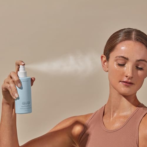 NuFACE Supercharged IonPlex Facial Mist - 3-in-1 Ultra-Fine Hydrating Face Mist & Pore Minimizer with Hyaluronic Acid + IonPlex Technology to Lock in Moisture and Enhance Microcurrent Treatment (5 oz)