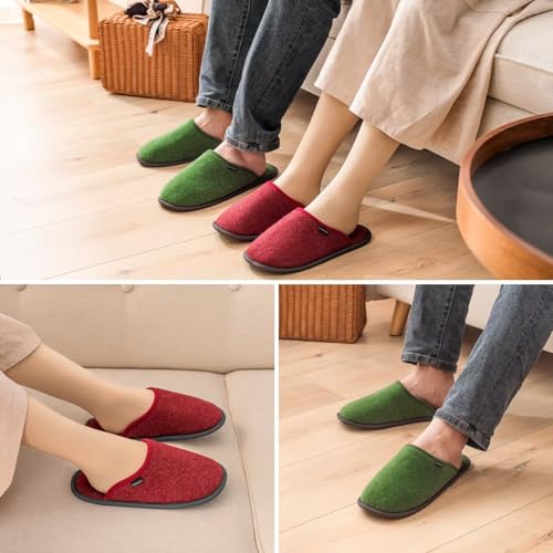 House Slippers for Guests Non-Disposable Washable Spa Slippers Set Non-Slip for Spa, Hotel, Party Guest and Travel