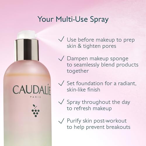 Caudalie Beauty Elixir Face Mist: Toner That Tightens Pores + Reduces Dullness + Sets Makeup