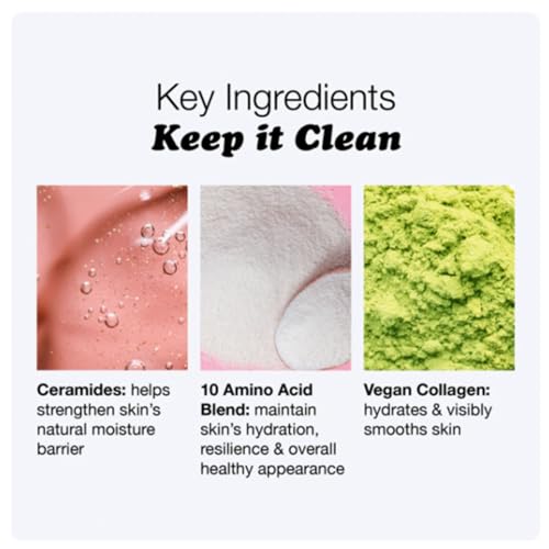 Innbeauty Project Keep It Clean Hydrating Gel Cleanser with Ceramides & 10 Amino Acids, 6.7 OZ (200ml)