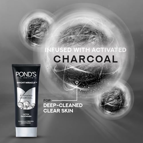 POND'S Bright miracle With Activated Charcoal detox facewash 200g