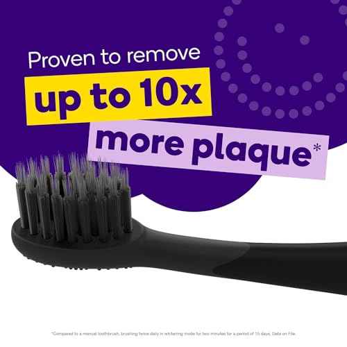 BURST Pro Sonic Electric Toothbrush Genuine Replacement Heads (White/3 Pack) | Soft Bristles for Deep Clean, Stain & Plaque Removal