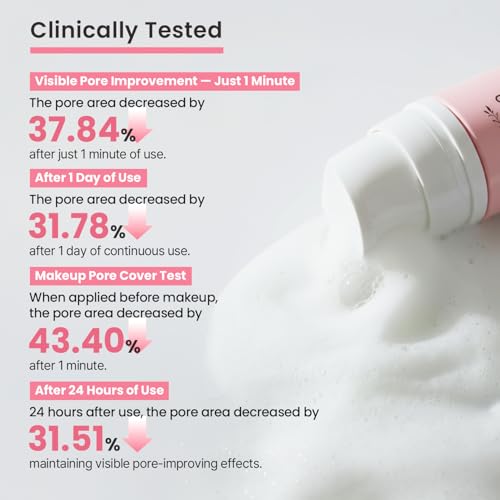 AVEA 1 Minute Bubble Primer ? Smoothing, Hydrating & Illuminating Makeup Base with Niacinamide & 12 Peptides, K-Beauty Instant Primer for Radiant, Pore-Refined & Glow Skin, 1.014 fl oz / 30ml
