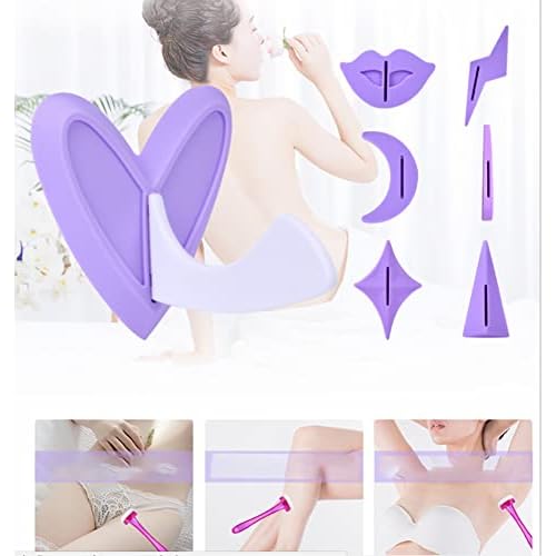 Bikini Template Pubic Hair Trimmer Pubic Hair Razor Set Bikini Trimmer Shaver Private Shape Intimate Area Shaving Knife