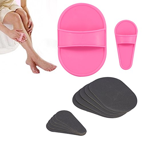 Smooth Away Hair Removal Pads, Plastic Hair Buffer Remover Tool with Abrasive Hair Removal Paper for Legs, Face, Armpits, Arms and Other Body Parts