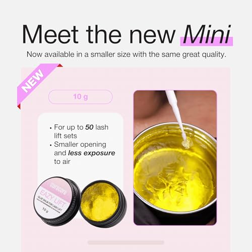 Curacoro Eazy Lash Lift Glue Balm 10g, Nourishing Lash Lift Adhesive for Eyelash Curling & Lamination | Hydrating, Long-Lasting Lash Lift Balm