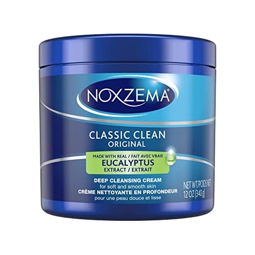 Noxzema Classic Clean Original Deep Cleansing Cream 12oz Jar (6 Pack)