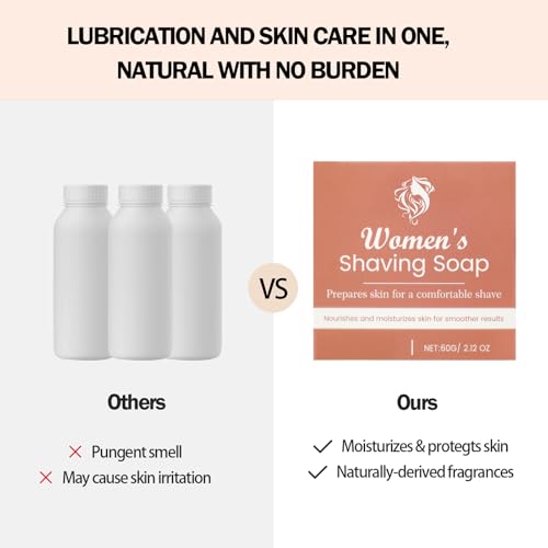 Moisturizes Shave Cream for Men With Rich Lather, Smooth & No Irritation Men's Shaving Soaps [60g / 2.12 oz] Long Lasting Use Shaving Cream