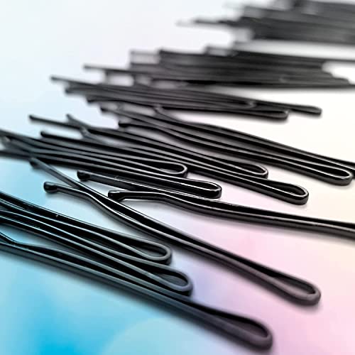 Conair Bobby Hair Pins, Black Bobby Pins in Storage Tub, 500 Pack