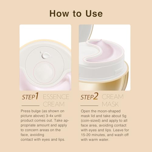 COCOCHI Facial Mask for Dry Skin & Fine Line, Hydrating Cream Face Mask by Peptide, Collagen & Stem Cell for Skin Firming, Face Masks for Women from Japan, Paraben Free, AG Ultimate Cream Mask, 3.8 Oz