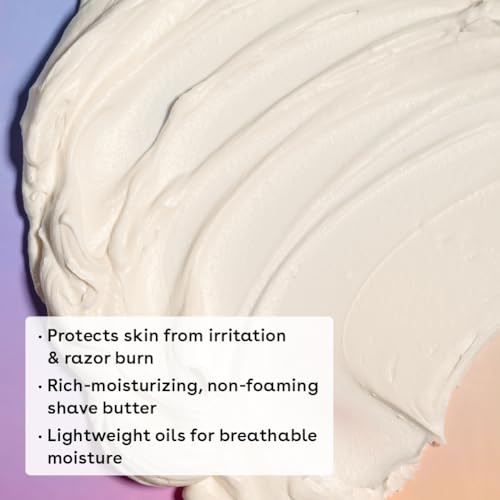 eos Cashmere Skin Collection Shave Butter- Vanilla Cashmere, Non-Foaming, Moisturizing, Prevents Razor Burn, Shave Cream for Women, eos Shave Cream, 7 fl oz