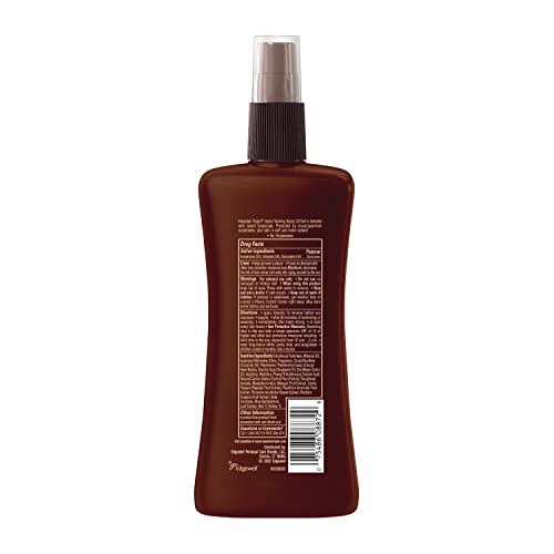 Hawaiian Tropic SPF 15 Coconut Oil Tanning Spray & SPF 30 Sheer Touch Ultra Radiance Sunscreen Lotion Bundle, 8oz Each