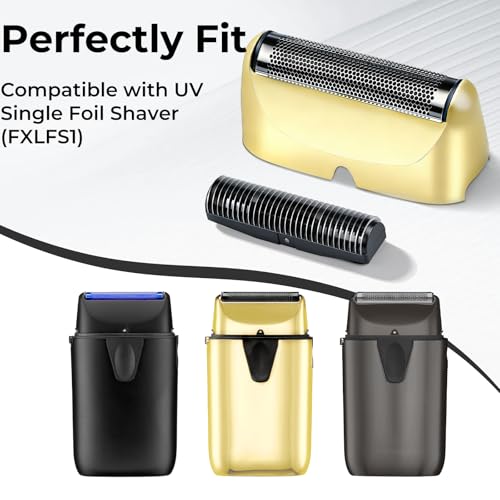 Replacement Blade Shaver PRO 2 Head for Electric Shaver Compatible with Skull Pitbull, Butterfly Kiss PRO & Palm Shavers with 3 Cleaning Brush (3Pack)