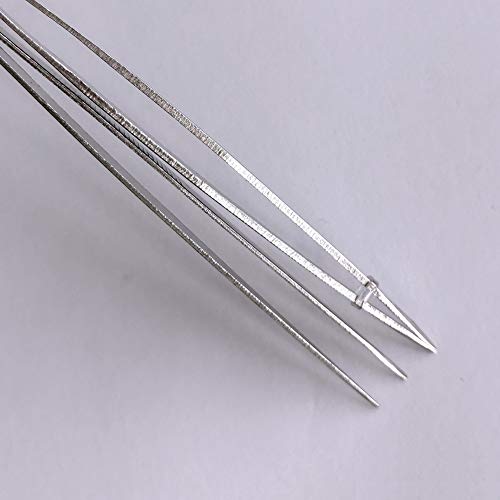 2 Pieces Stainless Steel Diamond Tweezer with Scoop Handy Tweezer Jewelry Gems Pick Up Beads Tools