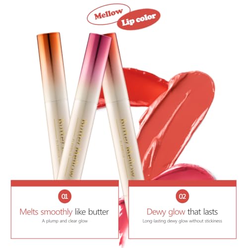 Butter Mellow Lip Balm #01 Cherry Bloom, 1.7g (0.06oz) ? Moisturizing & Nourishing Lip Care for Soft, Smooth Lips
