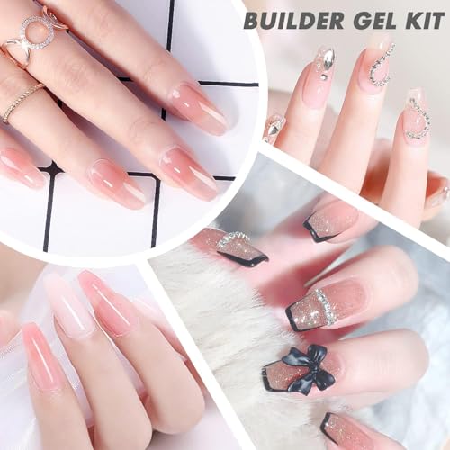 AIJIMEI Gel Builder Hard Gel Builder GelNail GelBuilderGel for NailsGel Extension Nail Kit for NailsGelBuilder for NailsBuilderGel in a Bottle (SETA)