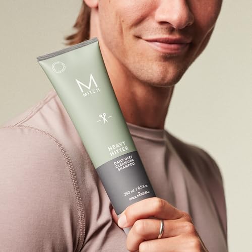 MITCH by Paul Mitchell Heavy Hitter Daily Deep Cleansing Shampoo for Men, For All Hair Types