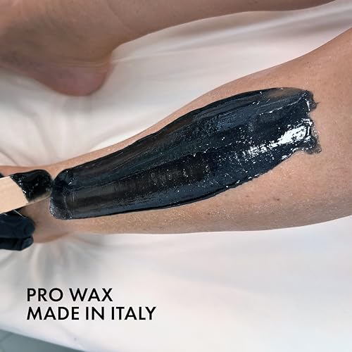 Italwax Black Magic - 0,45Kg / 1lb - Hard wax beads for hair removal - Scent free - Synthetic formulation ideal for sensitive skins - Recommended for Bikini Area and Armpits