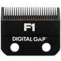 COCCO Digital Gap Graphene F1 Taper Fade Clipper Replacement Blade, Screw-Mounted, for COCCO Veloce & Hyper Veloce Clippers and Standard Blade Dimensions (45.5 mm Width, 18.0 mm Screw Distance)
