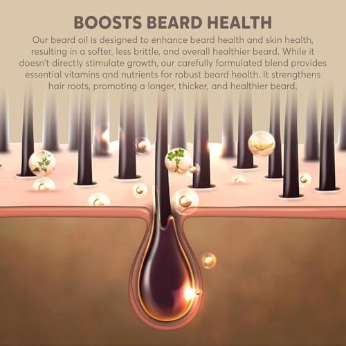 Crafted Beards Beard Care Kit for Men - Softer, Smoother, Moisturized Beard - Beard Oil and Beard Balm - Tobacco Vanilla Scent - Gift Set